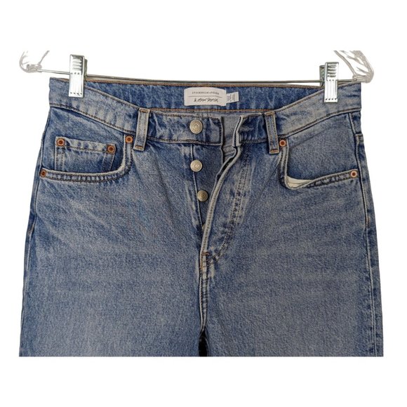 Stockholm Atelier & Other Stories Mid Rise Slim Button fly women jeans sz 28‎ - Picture 4 of 8